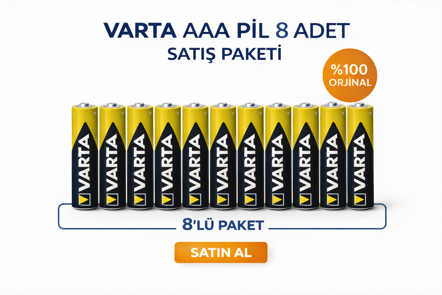 Marka AAA İnce Kalem Pil 1.5V Super Heavy Duty R03 Çinko Karbon 2li 4 Paket