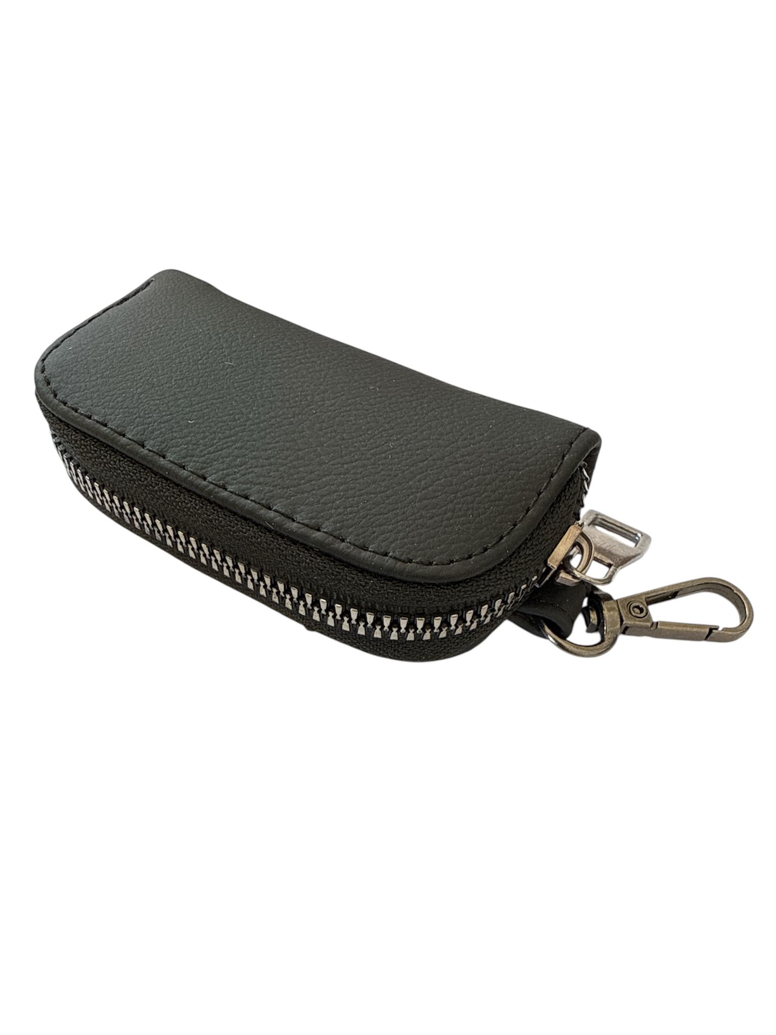 Mini Çantalı Deri Cüzdan Oto Anahtarlık Siyah