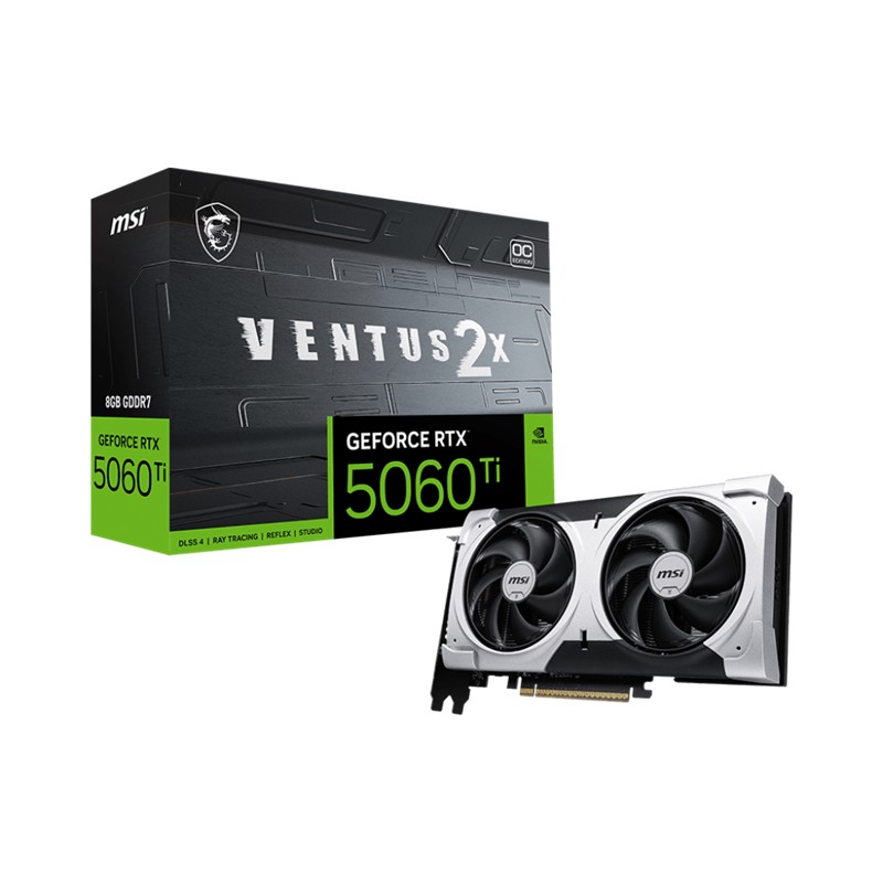 Msı Geforce Rtx5060Tı 8G Ventus 2X Plus 8Gb Gddr7 128Bıt 3Xdp 1Xhdmı Ekran Kartı