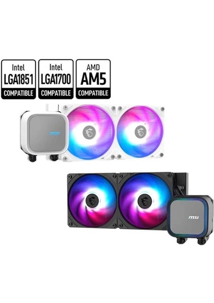 MSI MAG CORELIQUID A13 ARGB LED 240MM SIVI SOĞUTMA SISTEMI