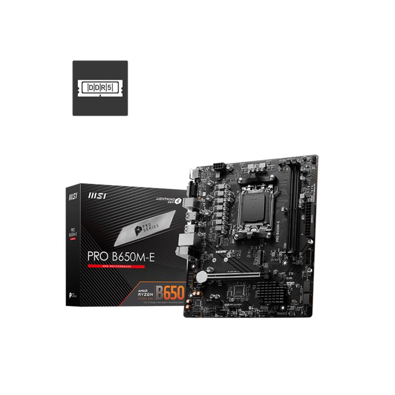 Msı Pro B650ME Ddr5 6800Mhz 1Xvga 1Xhdmı 1Xm.2 Usb 3.2 Matx Am5(Amd Am5 9000/8000/7000 Seri̇leri̇ İle Uyumlu)