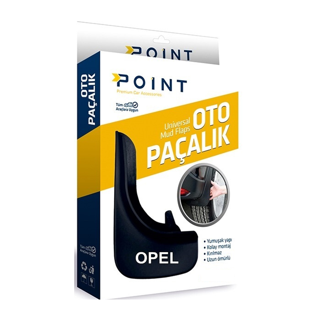 Opel Paçalık Tozluk Çamurluk Universal Siyah 2'li