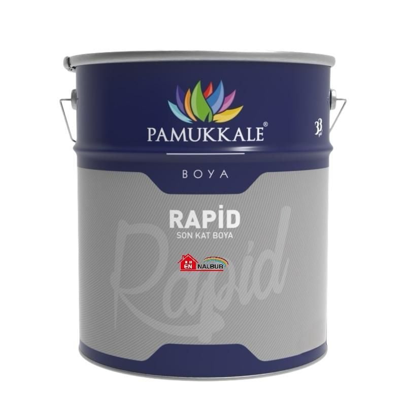 Pamukkale Rapid Endüstriyel Boya 2,5 Kg 9005 Siyah