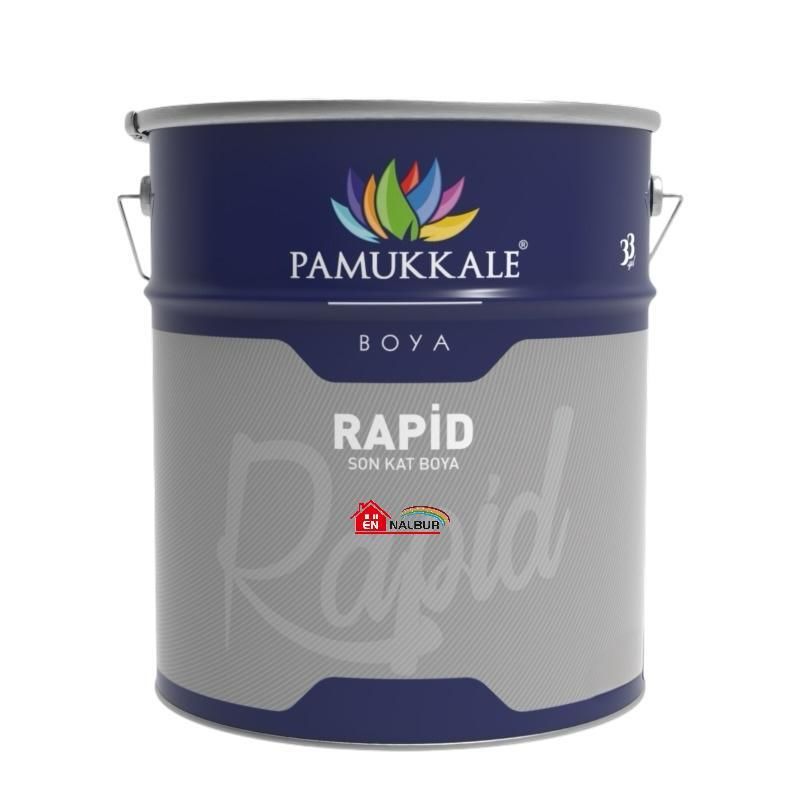 Pamukkale Rapid Endüstriyel Boya 2,5 Kg 9005 Mat Siyah
