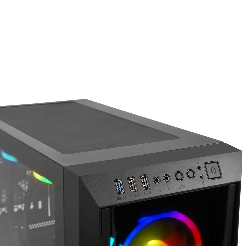 PANTHERA-02B, AMD RYZEN 5 5600, 16Gb DDR4 Ram, 500Gb NVMe SSD, 8Gb GDDR6 RX 5500 Ekran Kartı, 1600W Kasa, Free Dos OEM PAKET