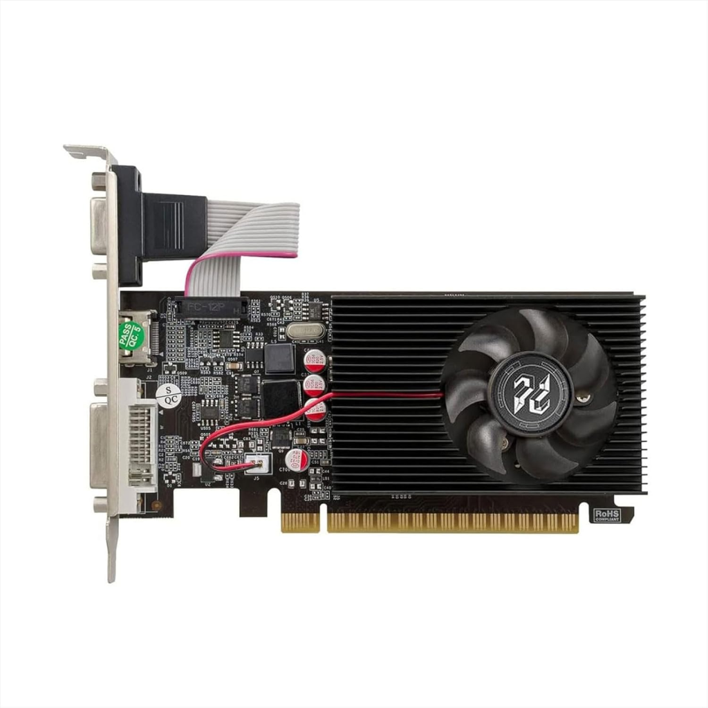 PELADN Nvidia GT 610, 2Gb, GDDR3, 64Bit, 1xD-Sub, 1xDVI, 1xHDMI Ekran Kartı
