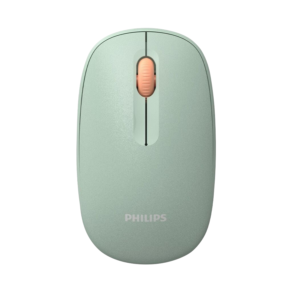 PHILIPS SPK7318E, Yeşil, USB Nano 2,4Gh Kablosuz, 1600dpi, Optic, Sessiz Click, 3 Tuşlu, Mouse