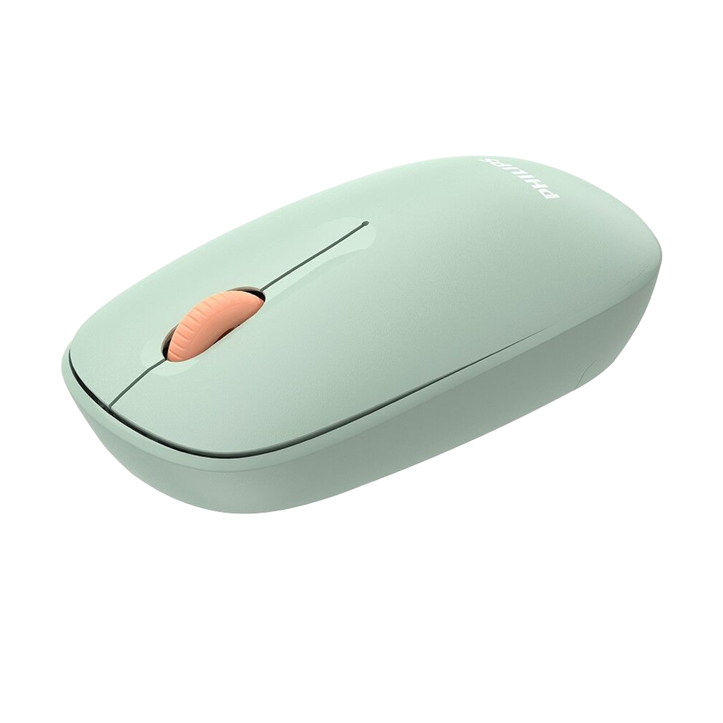 PHILIPS SPK7318E, Yeşil, USB Nano 2,4Gh Kablosuz, 1600dpi, Optic, Sessiz Click, 3 Tuşlu, Mouse