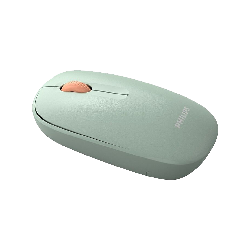 PHILIPS SPK7318E, Yeşil, USB Nano 2,4Gh Kablosuz, 1600dpi, Optic, Sessiz Click, 3 Tuşlu, Mouse