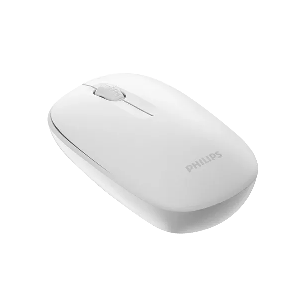 PHILIPS SPK7318W, Beyaz, USB Nano 2,4Gh Kablosuz, 1600dpi, Optic, Sessiz Click, 3 Tuşlu, Mouse