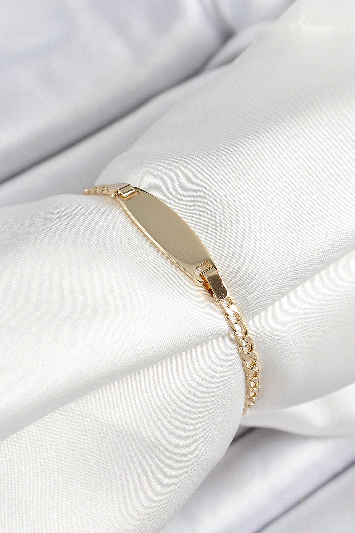 Pirinç Oval Model Gold Renk Xuping Bebek Künyesi