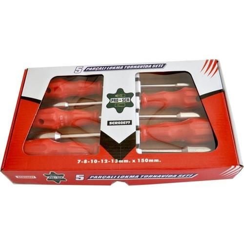 ProScr 02677 Lokma Tornavida Seti 5 Parça