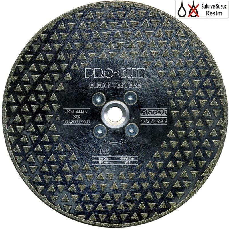 Procut 50959 Dtf 180 Elmas Flanşlı Kesme Taşlama M14