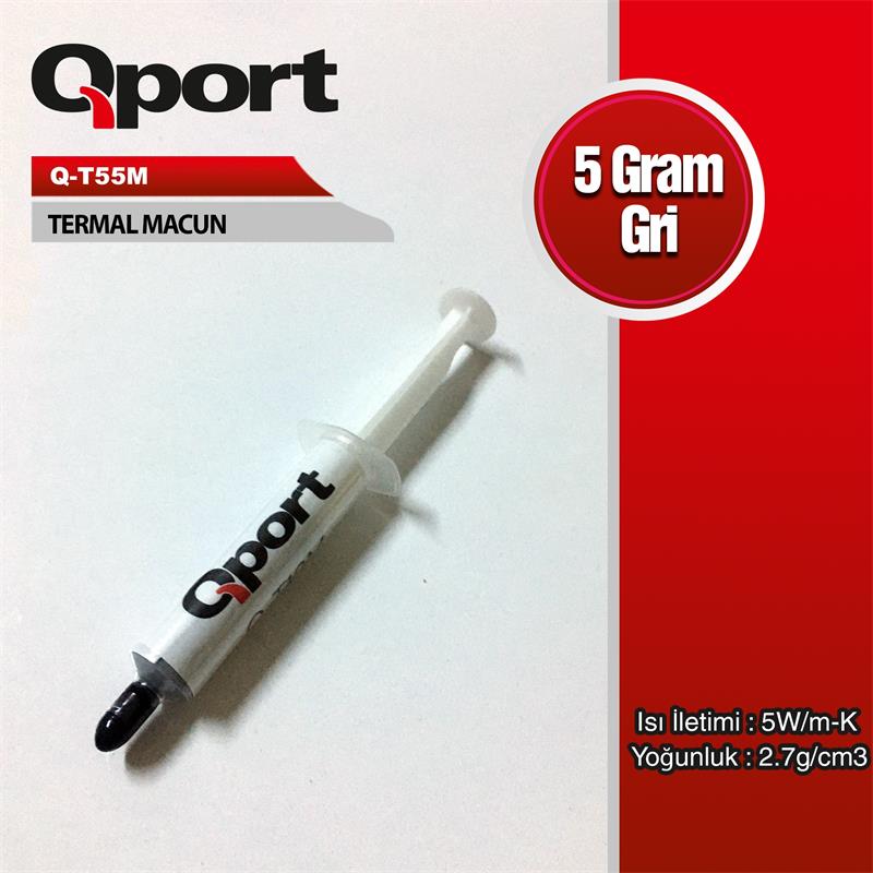 Qport QT55M 5 Gram 5W/MK 2.7/Cm3 Termal Macun
