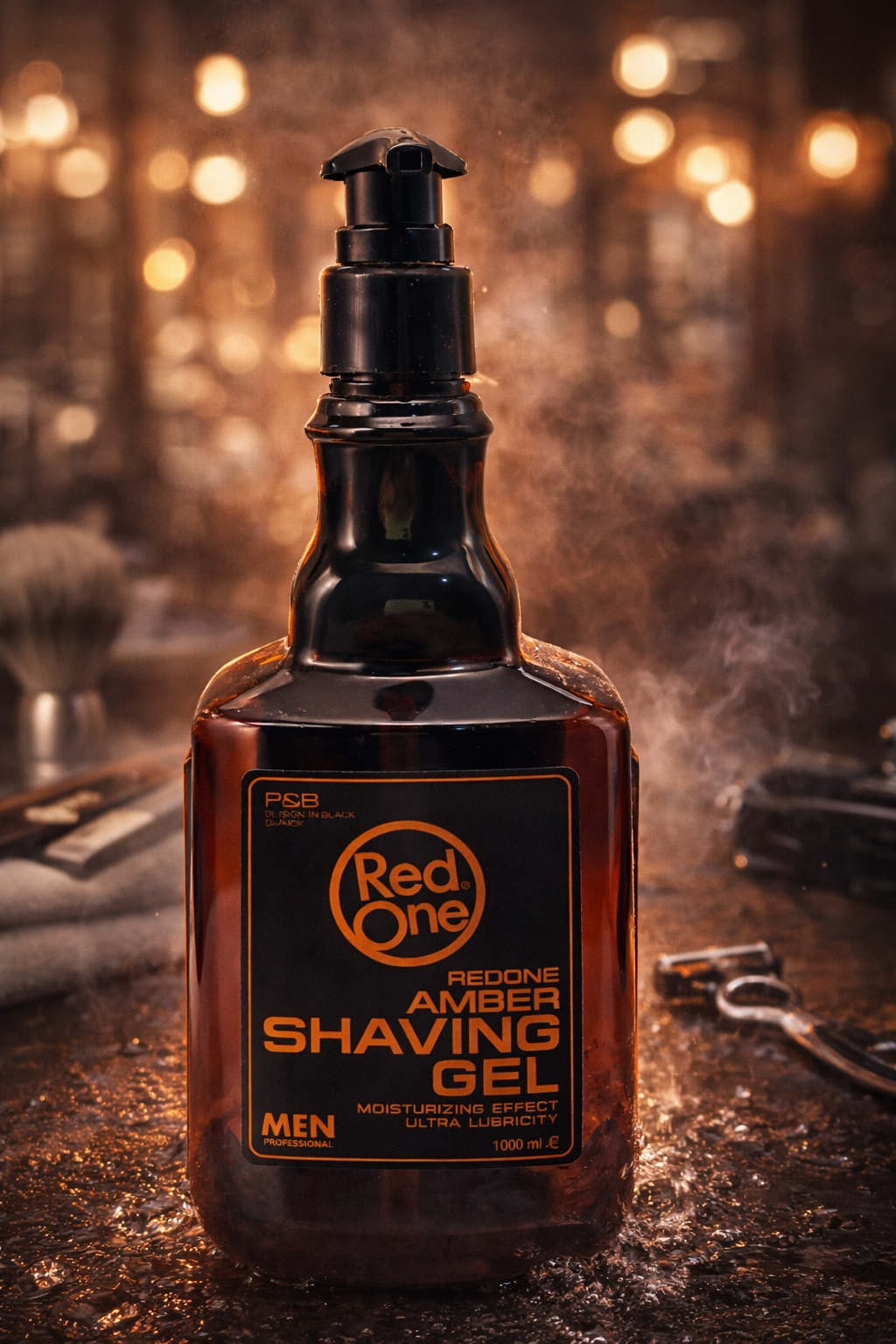 Redone Amber Shaving Gel 1000 ml Erkek Tıraş Jeli Nemlendirici Kayganlaştırıcı Profesyonel Kullanım