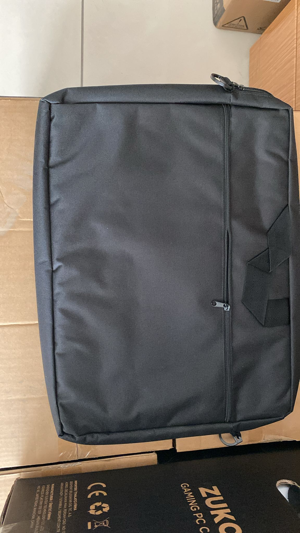 REX 17-18 Kumaş Siyah Notebook Çantası Bilgisayar