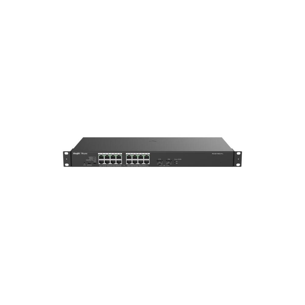 REYEE RG-ES118GS-P-L 18 PORT 10/100/1000 GIGABIT, TAK ÇALIŞTIR SWITCH, 2 X SFP, 16 PORT POE+ (247W)