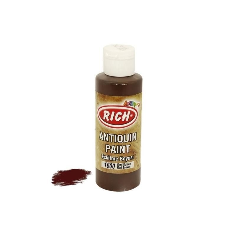 Rich 1600 Kızıl Kahve 120 Ml Eskitme Ahşap Boyası