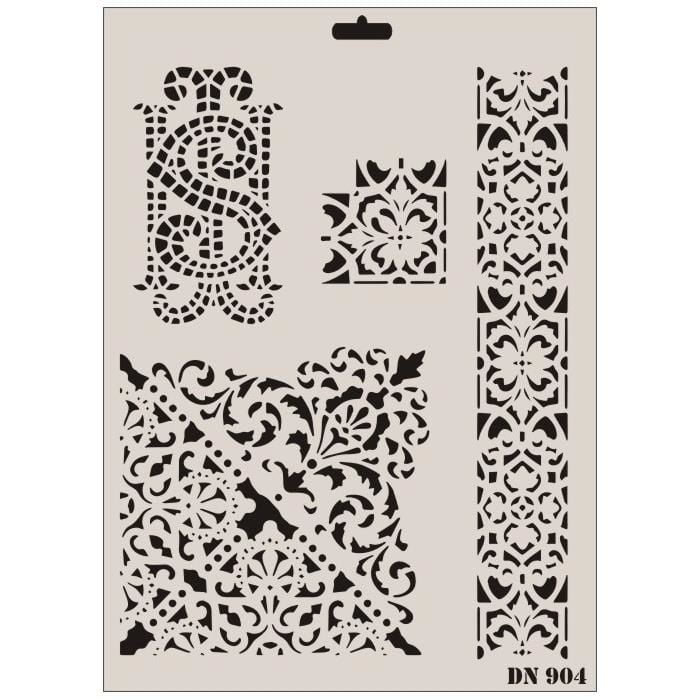 Rich Dantel Seri Dn904 Stencil 35X25 Cm