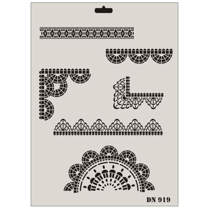 Rich Dantel Seri Dn919 Stencil 35X25 Cm
