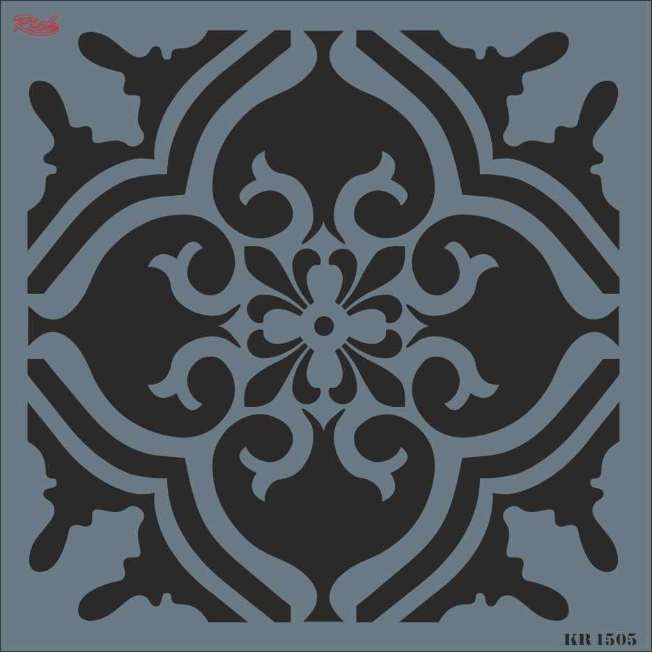 Rich Kr 1505 Fayans Stencil 30X30 Cm