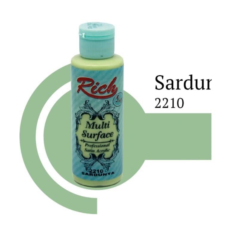 Rich Multi Surface 2210 Sardunya Akrilik Boya 130 Cc