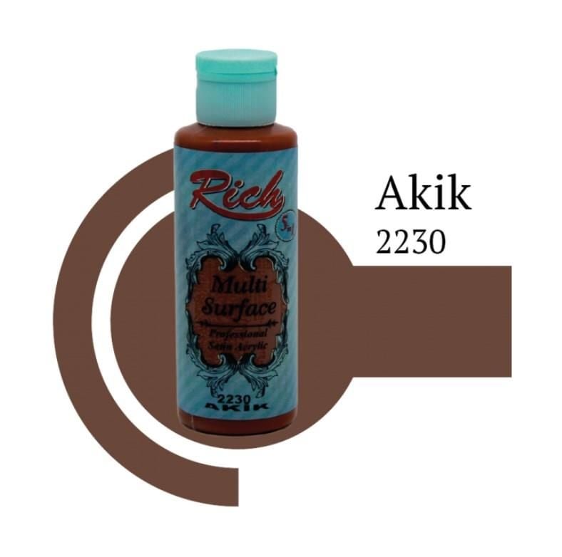 Rich Multi Surface 2232 Kestane Akrilik Boya 120 Cc