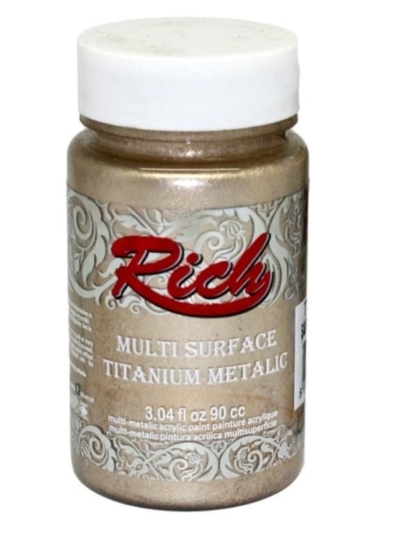 Rich Multi Surface Titanium 2526 Şampanya Metalik 90 Cc