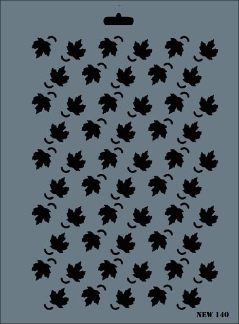 Rich New Seri N140 Stencil 35X25 Cm