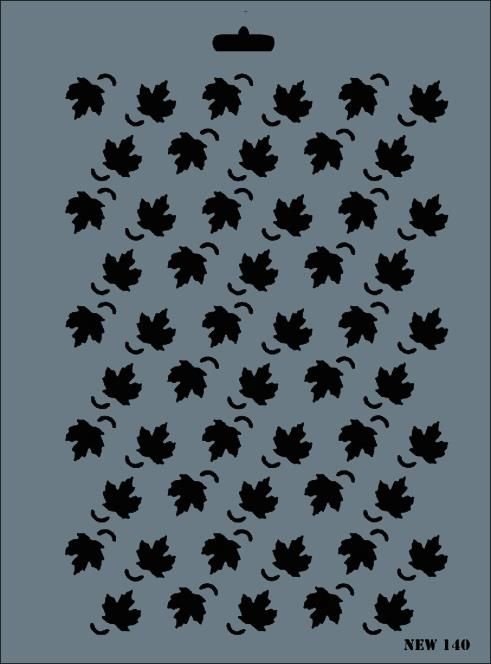 Rich New Seri N-140 Stencil 35x25 cm