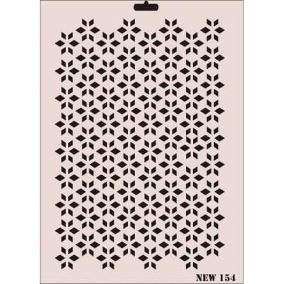Rich New Seri N154 Stencil 35X25 Cm