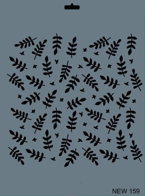 Rich New Seri N159 Stencil 35X25 Cm