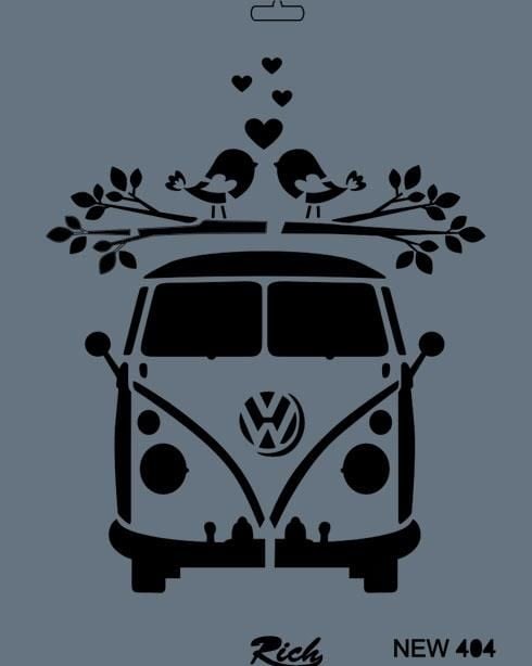 Rich New Seri N404 Stencil 35X25 Cm