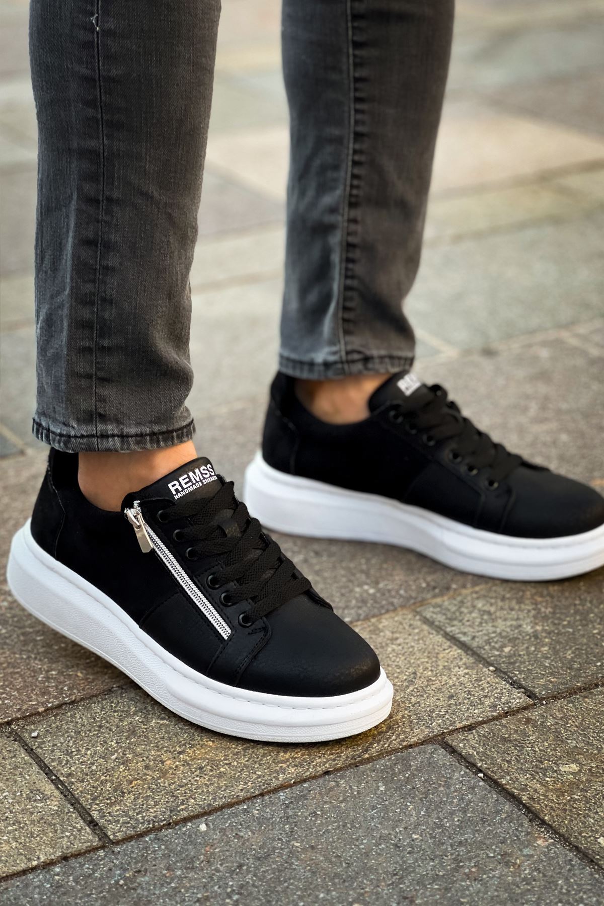 RS601 - Lüx Süet Erkek Ayakkabı SIYAH