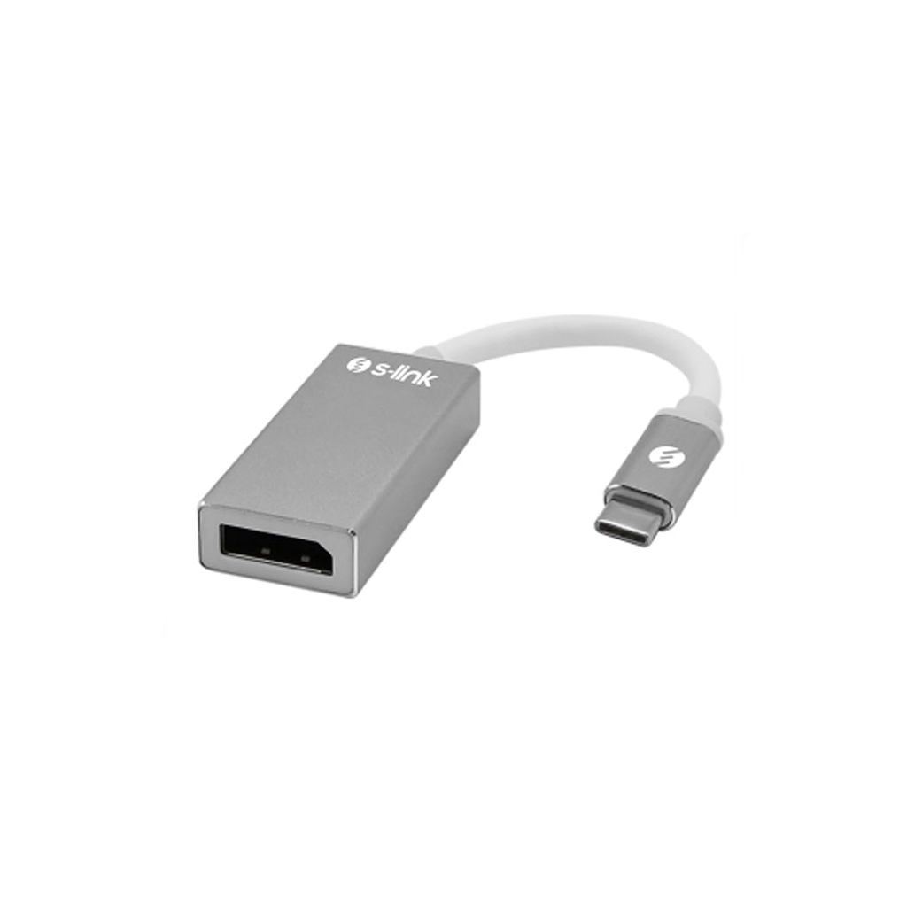 S-LINK SL-USB-C74, Type-C to DISPLAY PORT (DP) Metal, Çevirici