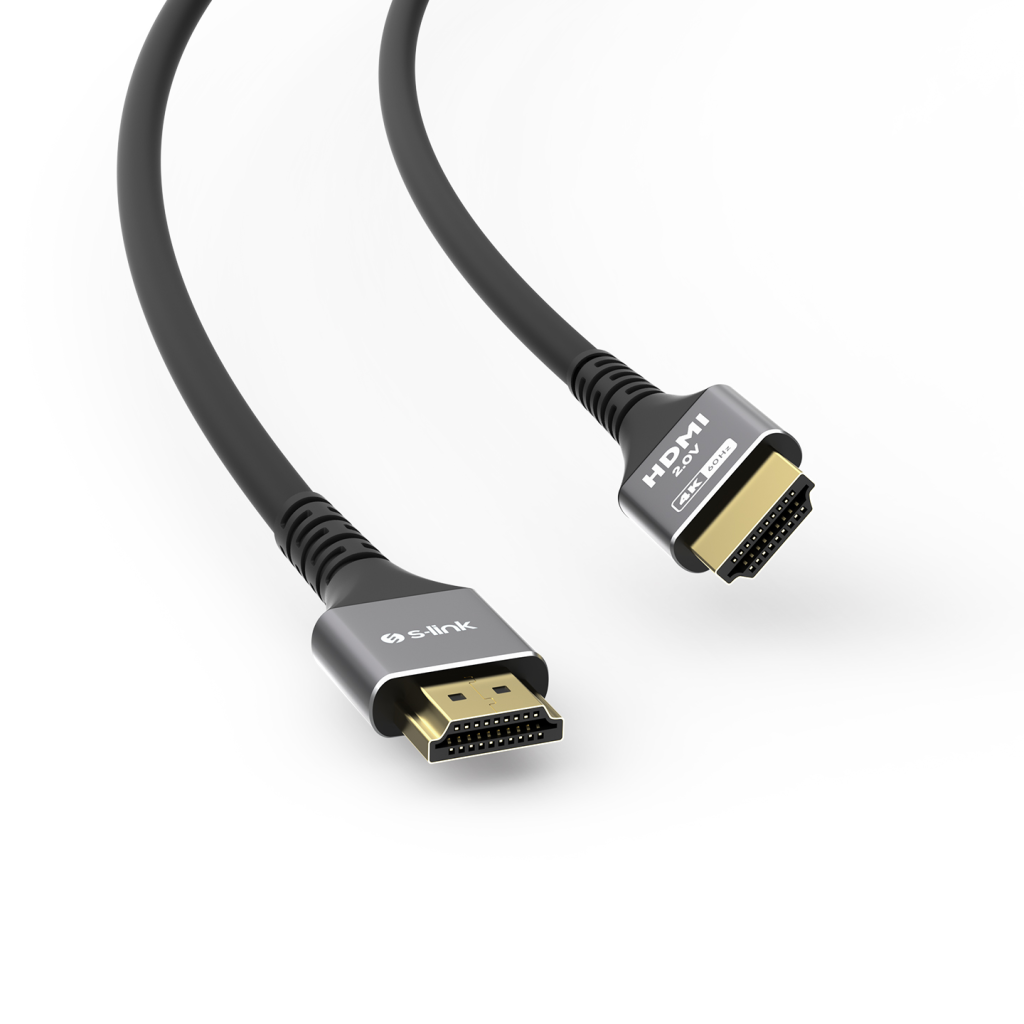 S-LINK SLX-HD4K05, 4K UHD, HDMI v2.0, 5mt. 60Hz. Metal Uçlu, Kablo
