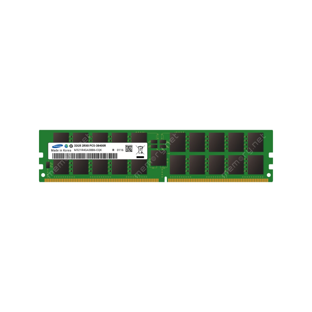 SAMSUNG M321R4GA3BB6-CQKET 32Gb 4800Mh. DDR5 ECC Dual Rank RDIMM, SERVER RAM