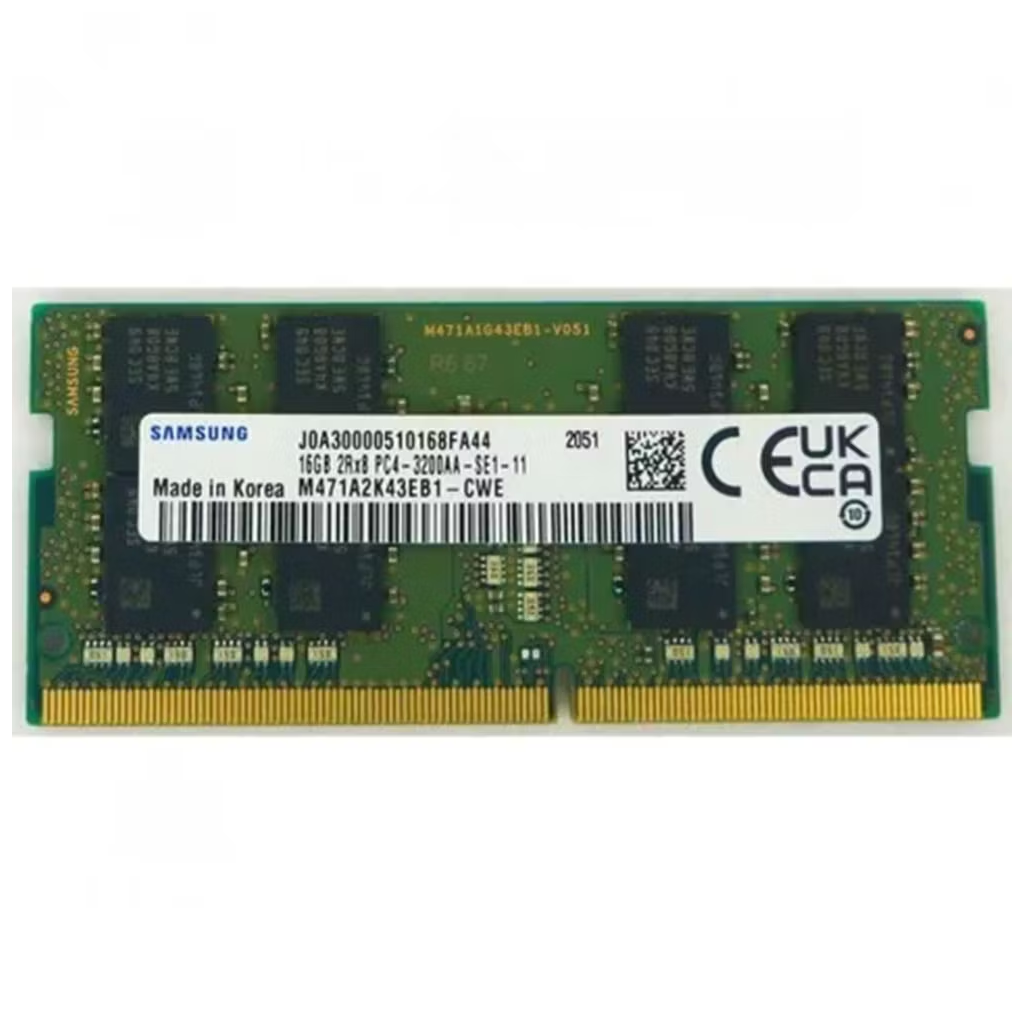 Samsung SAMSO3200/16, 16GB, DDR4, 3200MHz, 1.2V Notebook Ram (M471A2G43DB1-CWE)