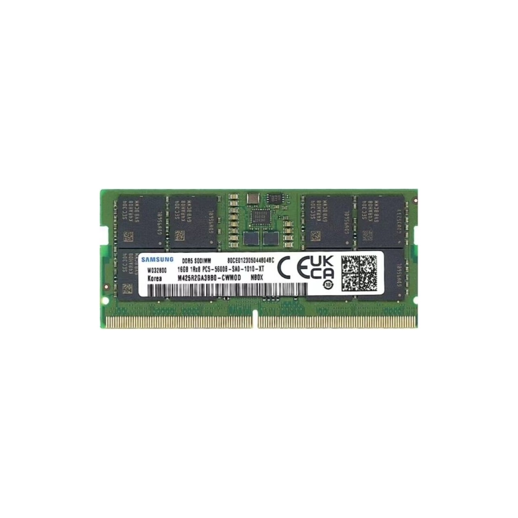 Samsung SAMSO5600/16, 16GB, DDR5, 5600MHz, CL46, 1.1V Notebook Ram (M425R2GA3BB0-CWMOM)