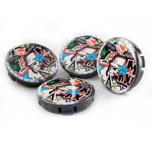 SchÃ¤del RR Damla Geçme Jant Göbek Kapağı 4'lü Set 55/58mm