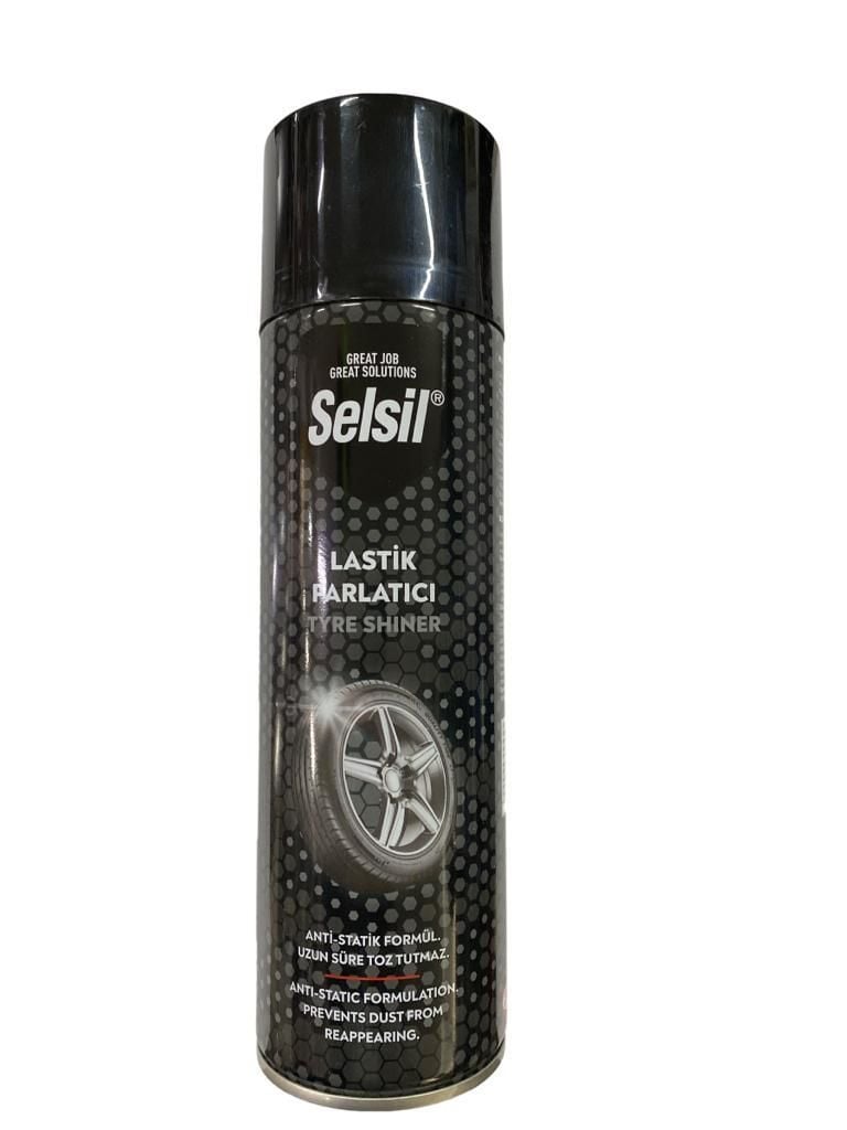Selsil Lastik Parlatıcı Sprey 500 Ml