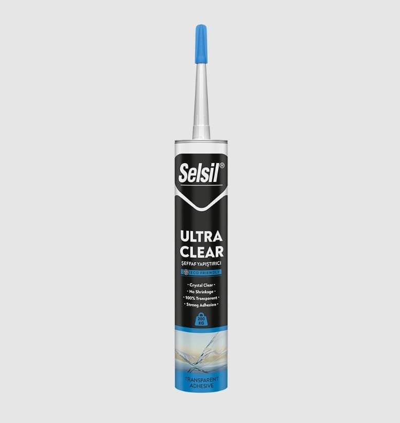 Selsil Ultra Clear Şeffaf Montaj Yapıştırıcı 290 ml