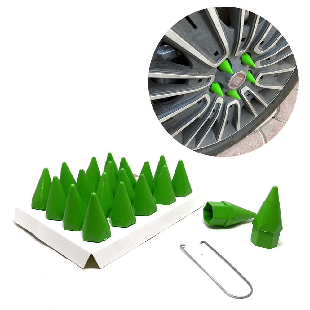 Sivri Bijon Kapağı Sökme Aparatlı Yeşil 17mm