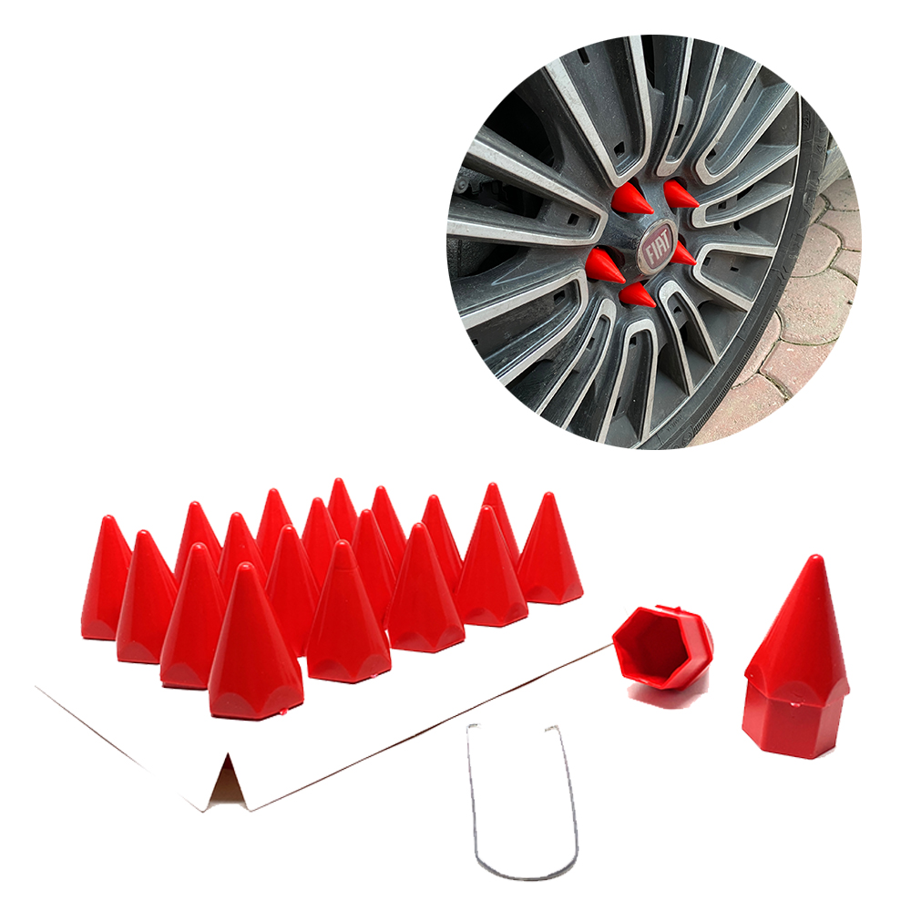 Sivri Bijon Kapağı Sökme Aparatlı Kırmızı 17mm