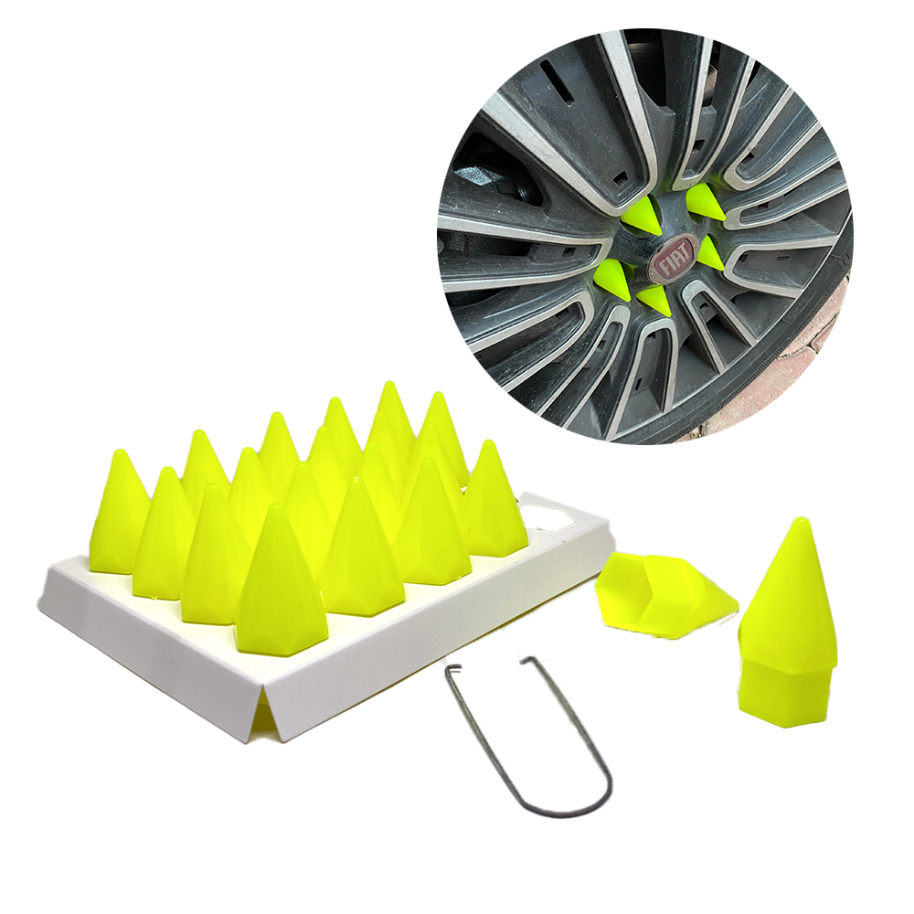 Sivri Bijon Kapağı Sökme Aparatlı Fosfor Yeşil 19mm