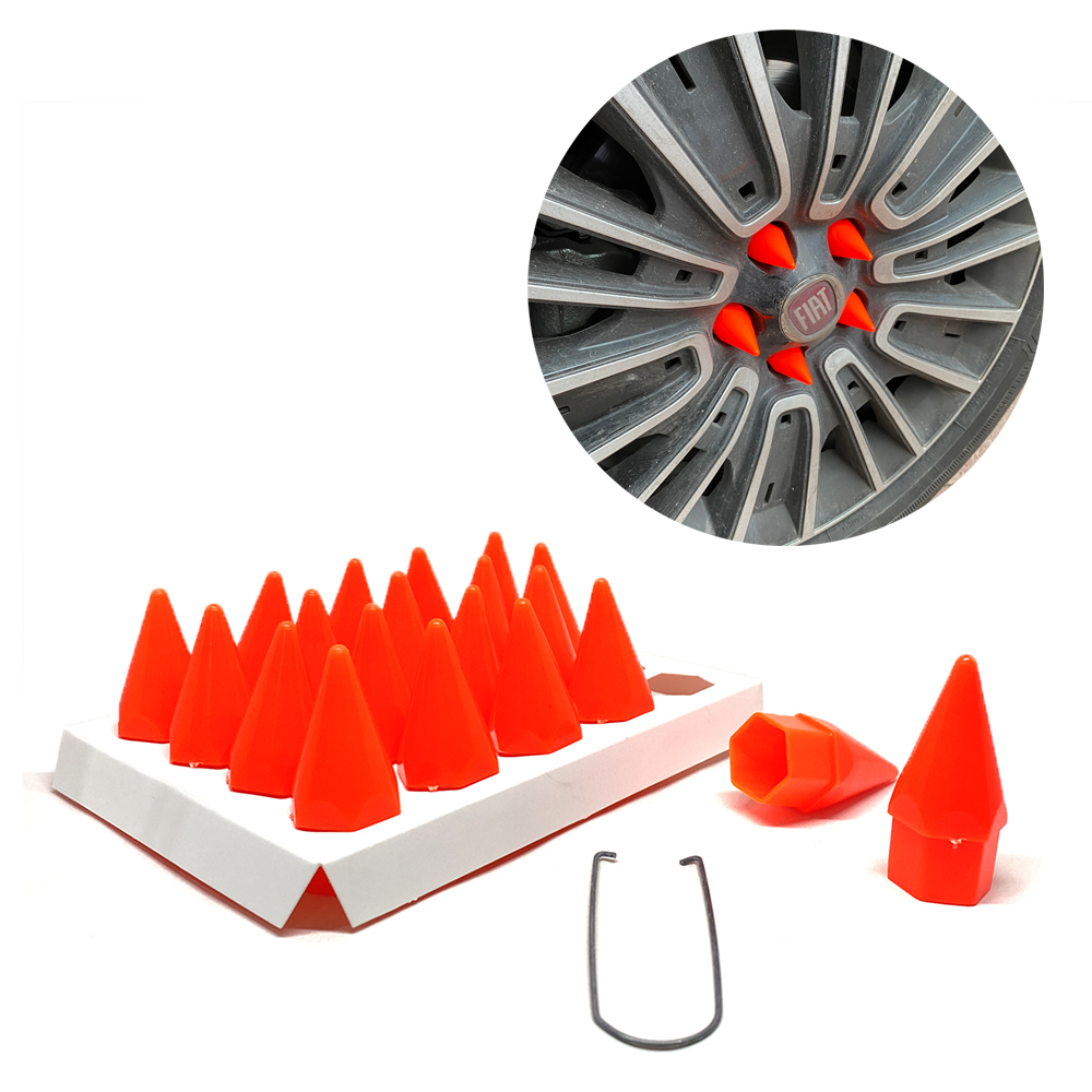 Sivri Bijon Kapağı Sökme Aparatlı Turuncu 19mm