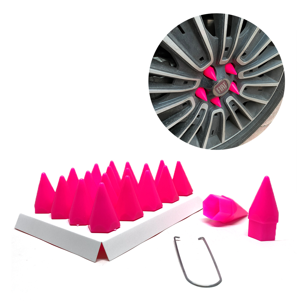 Sivri Bijon Kapağı Sökme Aparatlı Pembe 17mm