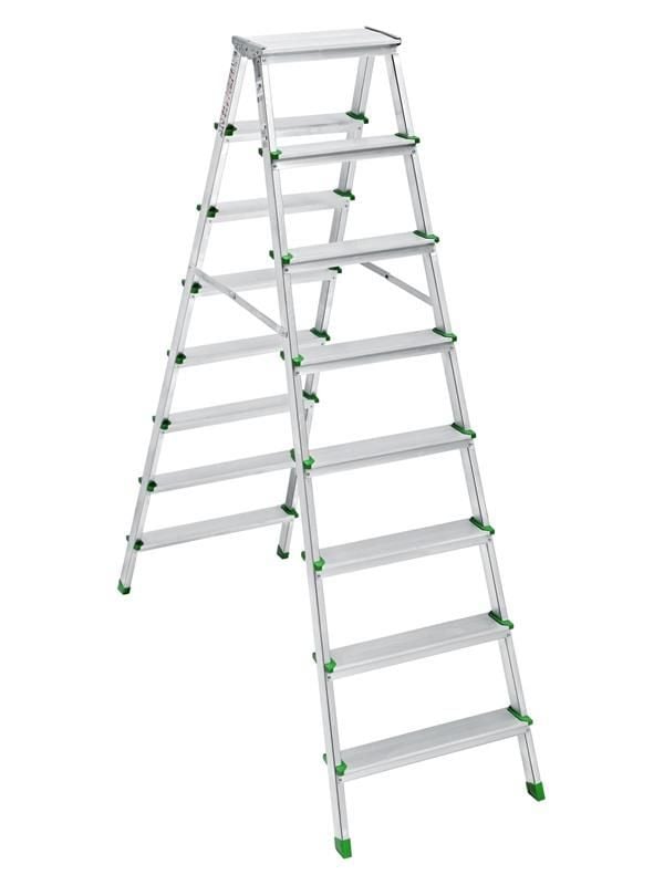 Sm Saraylı 8+8 Çift Taraflı Alüminyum Merdiven