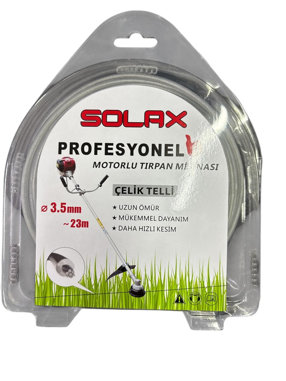 Solax Çelik Telli Tırpan Misinası 3,5 Mm 23 Metre