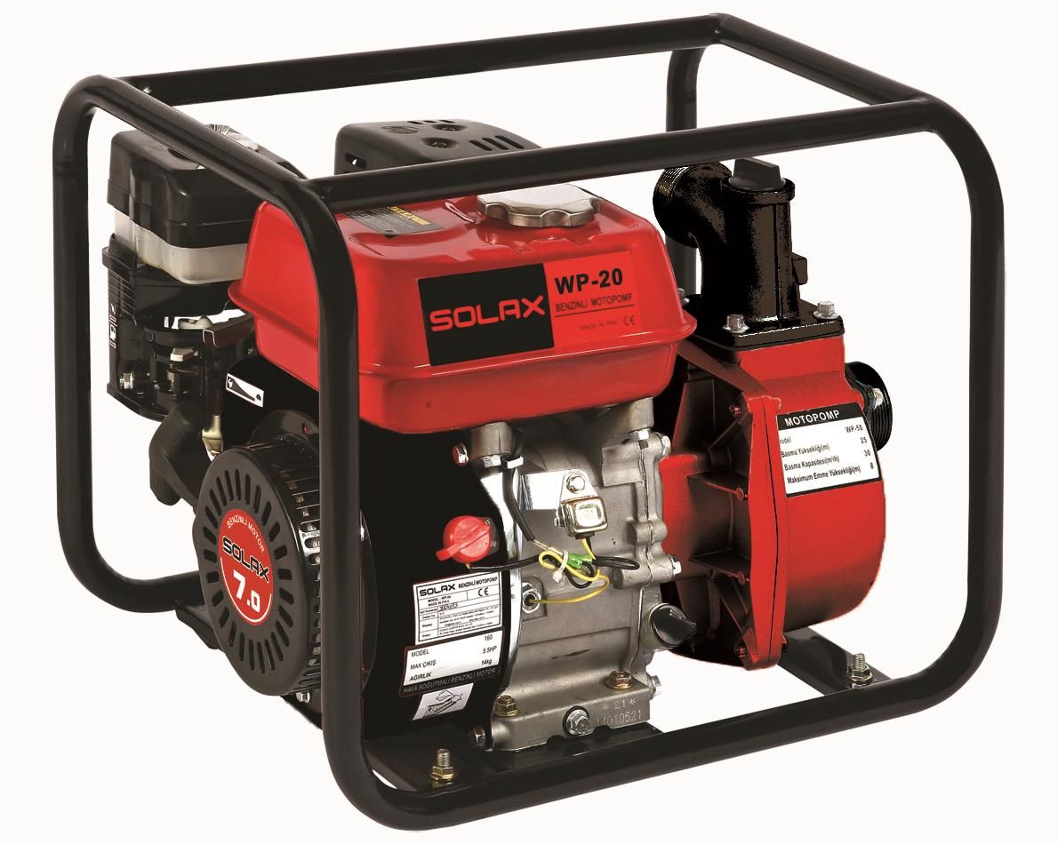 Solax WP-20 2 İnch Benzinli Su Motoru Dört Zamanlı
